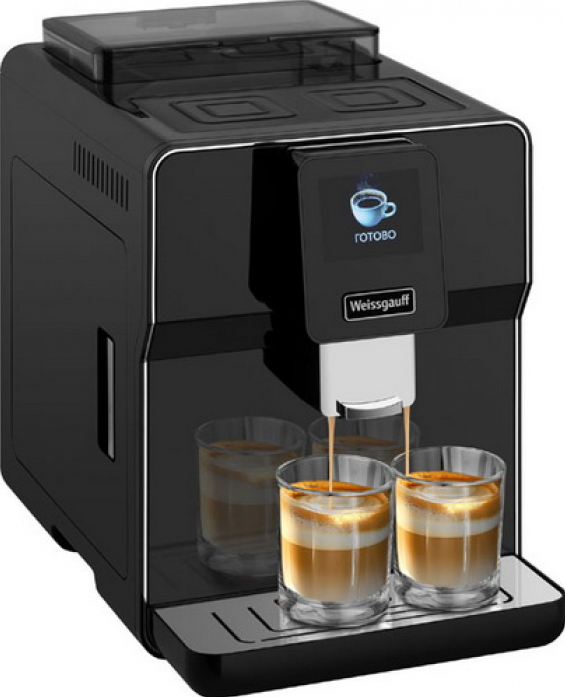 Кофемашина Weissgauff Кофемашина Weissgauff WCM-330 TFT Touch Cappuccino Nero 434500 в магазине «На диване» в Белгороде  — Выгодная цена
