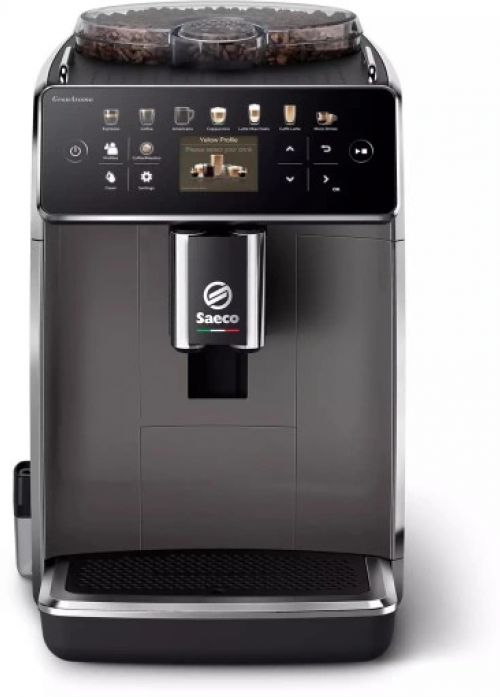 Кофемашина Saeco SM6582/10 черный/серебристый