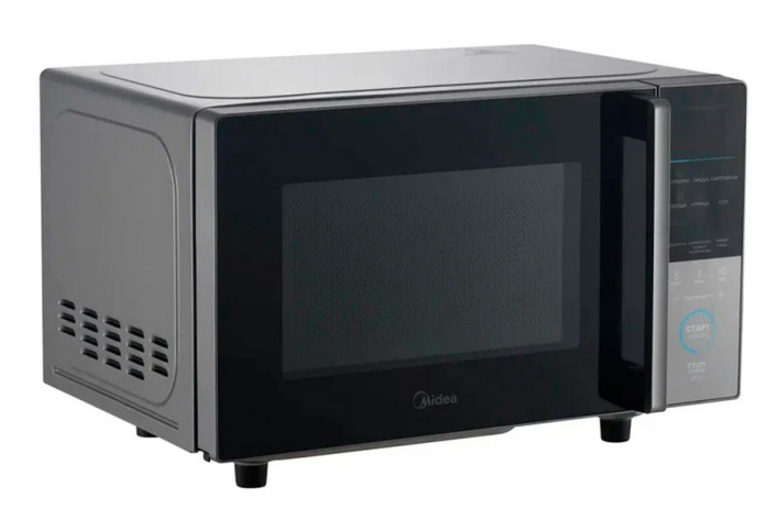 Микроволновая печь Midea EM720CFR-BG черный/серый в магазине «На диване» в Белгороде  — Выгодная цена