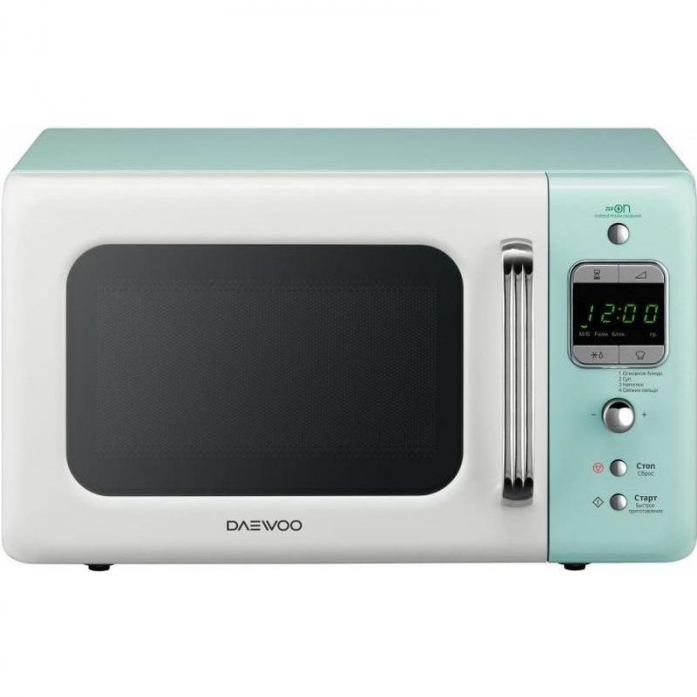 Микроволновая печь DAEWOO KOR-6LBRWM Бело-зеленая