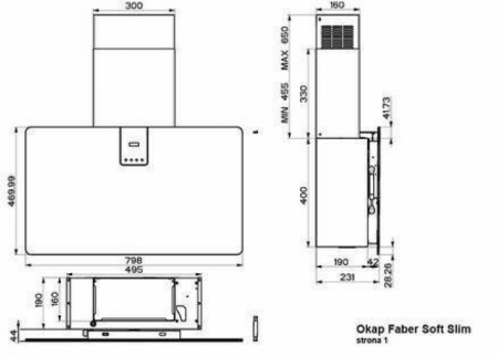 Островная вытяжка Faber SOFT SLIM 80 GREY LONDON A80 330.0597.524 в магазине «На диване» в Белгороде  — Выгодная цена